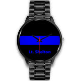 Personalized Thin Blue Line Watch - BS1