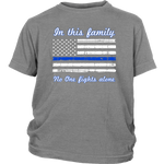 Youth "In this family, no-one fights alone" Shirt - Kids