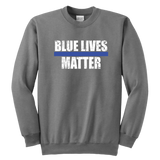 Youth "Blue Lives Matter" Sweatshirt - Kids
