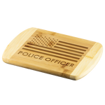 Police Officer - Wood Cutting Board