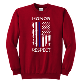 Youth "Honor Respect" Sweatshirt - Kids