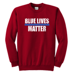 Youth "Blue Lives Matter" Sweatshirt - Kids
