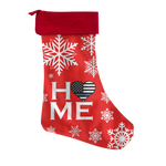 HOME - Thin Blue Line Heart - Christmas Stocking