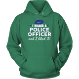 "I Kissed A Police Officer" - Blue lips - Hoodie