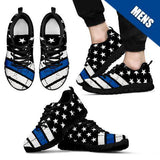 Men's - Thin Blue Line American Flag Sneakers