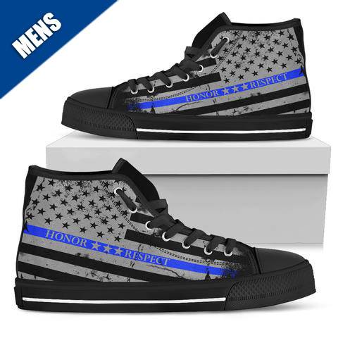 Men s Thin Blue Line Shoes ThinBlueLineHeroes
