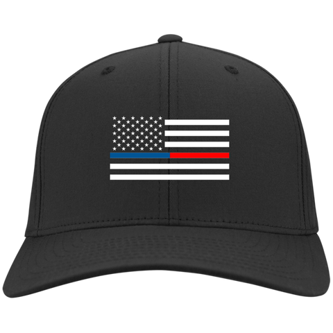 Thin Blue and Red Line Hat/Cap