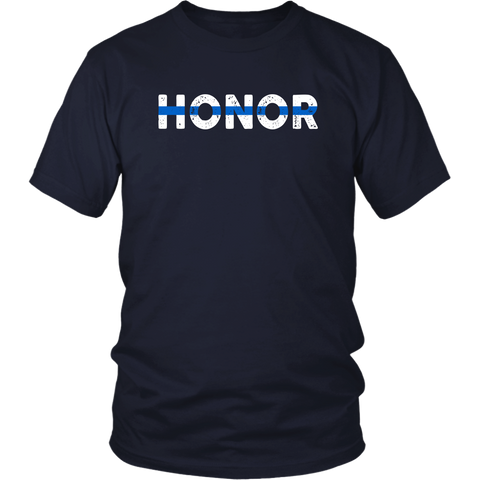 Honor Thin Blue Line Shirts