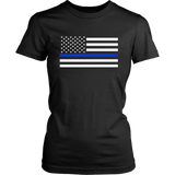 Classic Thin Blue Line Flag - Shirts + Hoodies