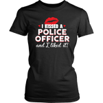 "I Kissed A Police Officer" - Red lips - Shirt + Hoodies