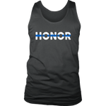"Honor" - Thin Blue Line Tank tops
