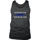 "I support the Thin Blue Line" - Tank tops