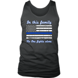 "In this family, no-one fights alone" - Tank tops