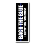 Back the Blue - I support Law Enforcement - Sticker