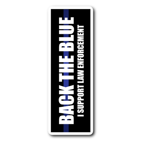 Back the Blue - I support Law Enforcement - Sticker