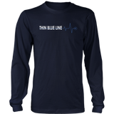 Thin Blue Line "Heartbeat" Shirt + Hoodies - 2
