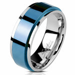Law Enforcement Dual-Tone Spinner Ring