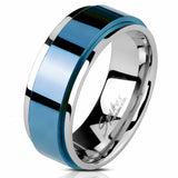 Law Enforcement Dual-Tone Spinner Ring