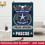 Personalized Blanket - Feel Safe - Police