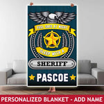 Personalized Blanket - Feel Safe - Sheriff