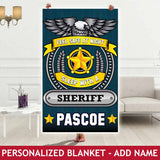 Personalized Blanket - Feel Safe - Sheriff