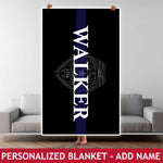 Personalized Blanket - Badge and Name