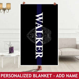Personalized Blanket - Badge and Name