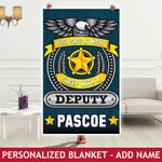 Personalized Blanket - Feel Safe - Deputy