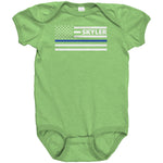 Personalized TBL Flag Onesie - Type 3