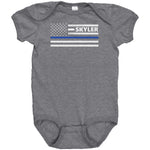 Personalized TBL Flag Onesie - Type 3