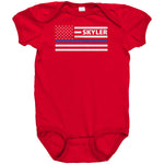 Personalized TBL Flag Onesie - Type 3