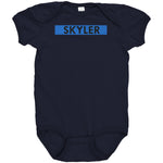 Personalized Thin Blue Line Onesie