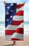 American Flag Beach Towel