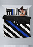 Thin Blue Line Bedding Set - Type 5