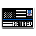 Thin Blue Line Decal - Version 1