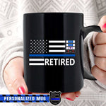 Thin Blue Line Mug - 15oz