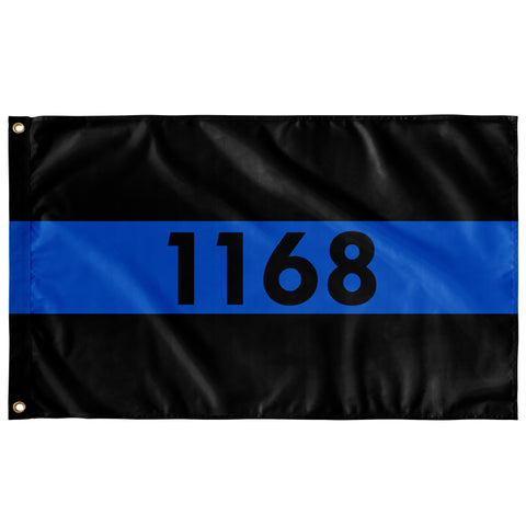 Personalized Flag - Thin Blue Line - JL1
