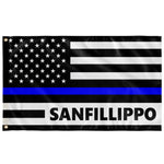 Personalized Thin Blue Line Flag - PS1-2