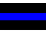 Thin Blue Line Decal - Car or Laptop Sticker