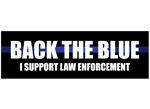 Back the Blue - I support Law Enforcement - Sticker/Decal