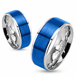 Thin Blue Line 2-Tone Ion Ring