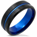 Thin Blue Line Comfort Fit Ring