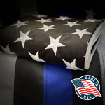 Thin Blue Line Flag 3x5 Foot - Embroidered - Made in the USA