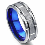 Thin Blue Line SS Two Tone Ring