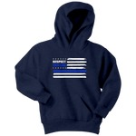 "Respect this Line" - Thin Blue Line Kids Hoodie