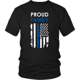 Proud family Thin Blue Line Flag Shirts