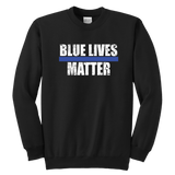 Blue Lives Matter - Kids Sweatshirt