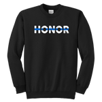 "Honor" - Thin Blue Line Kids Sweatshirt