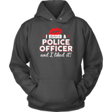 "I Kissed A Police Officer" - Red lips - Hoodie