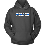 "POLICE" - Thin Blue Line Hoodies